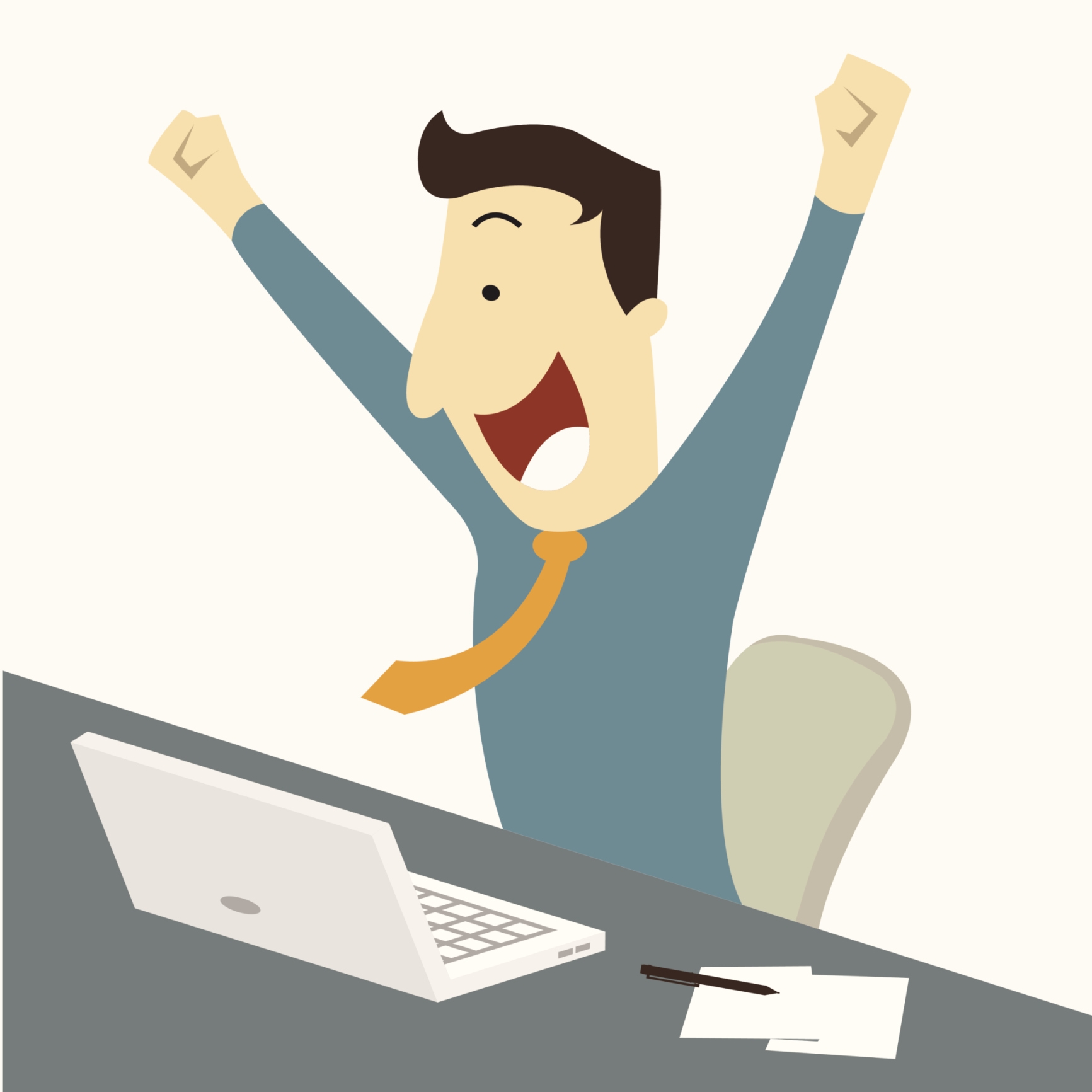 trabajar con alegría en el trabajo